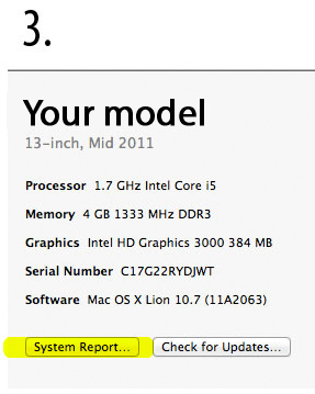 apple memory upgrade model idenfitier 1