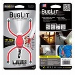 BUGLIT - RED CLEAR BODY/WHITE LED [Item Discontinued]