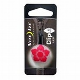 CLIPLIT DESIGNS - RED WILD FLOWER/WHITE LED [Item Discontinued]