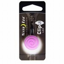 CLIPLIT DESIGNS - PINK SPIRAL/WHITE LED [Item Discontinued]