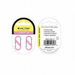 S-BINER PLASTIC SIZE #0 - 2 PACK PINK [Item Discontinued]
