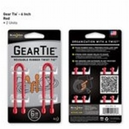 GEAR TIE 6- RED 2PK [Item Discontinued]