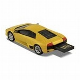 Lamborghini - 8GB USB Flash Drive - Yellow [Item Discontinued]