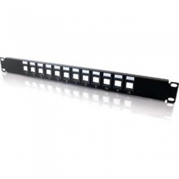 BLANK KEYSTONE PATCHPANEL 12-PORT [Item Discontinued]