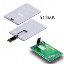 Business Card USB key - 512MB - with 1 Colour Logo [Item Discontinued]