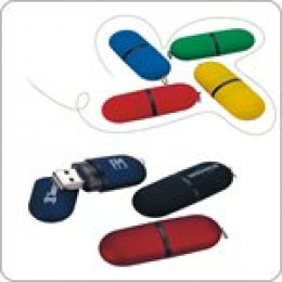 Capsule USB key - 512 MB - with 1 Colour Logo [Item Discontinued]