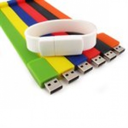 Bracelet USB Key - 2GB - with 1 Colour Logo [Item Discontinued]