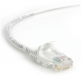 StarTech 45PATCH7WH 7 ft White Snagless Cat5e UTP Patch Cable Retail [Item Discontinued]
