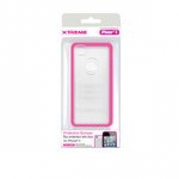 XTREME PROTECTIVE BUMPER CASE FOR THE IPHONE 5 PINK [Item Discontinued]
