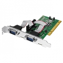 SIIG IO Card JJ-P20511-S3 2 x Ports 9pins Serial 550-Value PCI Retail [Item Discontinued]