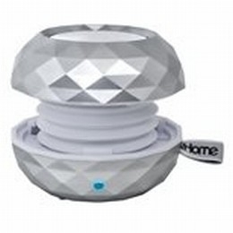 IHOME COLOR CHANGING BLUETOOTH RECHARGEABLE MINI SPEAKER SYSTEM SILVER [Item Discontinued]