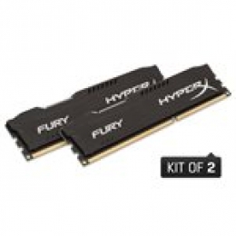 KINGSTON 16GB 1333MHZ DDR3 CL9 DIMM (KIT OF 2) HYPERX FURY BLACK SERIES [Item Discontinued]