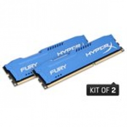 KINGSTON 16GB 1333MHZ DDR3 CL9 DIMM (KIT OF 2) HYPERX FURY BLUE SERIES [Item Discontinued]