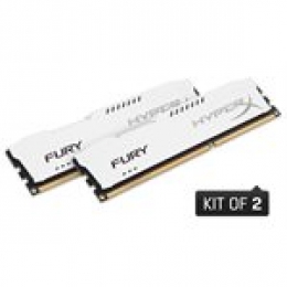 KINGSTON 16GB 1866MHZ DDR3 CL10 DIMM (KIT OF 2) HYPERX FURY WHITE SERIES [Item Discontinued]