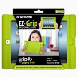 XTREME EZ GRIP SILICONE CASE IPAD 2 GREEN [Item Discontinued]