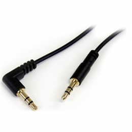 StarTech Cable MU3MMSRA 3feet 3.5mm to Right Angle Stereo Audio Cable Male/ Male Retail [Item Discontinued]