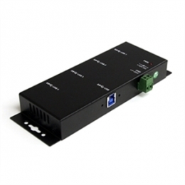 StarTech Accessory ST4300USBM Mountable 4 x Port Rugged Industrial SuperSpeed USB3.0 Hub Retail [Item Discontinued]