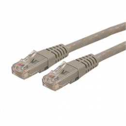 StarTech C6PATCH3GR 3ft Gray Molded Cat6 UTP Patch Cable ETL Verified Retail [Item Discontinued]