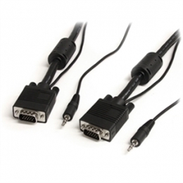 StarTech Cable MXTHQMM25A 25feet Coaxial High Resolution Monitor VGA/Audio HD15 Male/Male Retail [Item Discontinued]