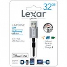 LEXAR 32GB JUMPDRIVE C20I - USB 3.0 (SMALL BLISTER) [Item Discontinued]