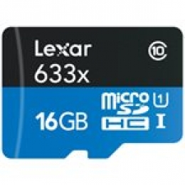 LEXAR 16GB HIGH-PERFORMANCE 633X MICROSDHC/MICROSDXC UHS-I [Item Discontinued]