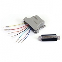 StarTech Accessory GC258MF DB25 to RJ45 Modular Adapter Male/Female Gray Retail [Item Discontinued]