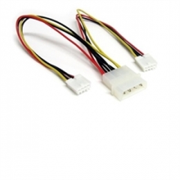 StarTech Cable PYO2S LP4 to 2x SP4 Power Y Splitter Cable Male/Female Retail [Item Discontinued]