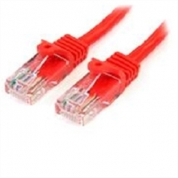 StarTech Cable 45PATCH6RD 6feet Cat5e Red Snagless RJ45 UTP Patch Cable Retail [Item Discontinued]