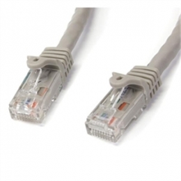StarTech Cable N6PATCH5GR 5feet GbE Snagless RJ45 UTP Cat6 Patch Cable Gray Retail [Item Discontinued]