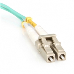 StarTech Cable A50FBLCLC5 5m 10Gb Aqua Multi 50/125 Duplex LSZH Fiber Patch Cable LC Retail [Item Discontinued]
