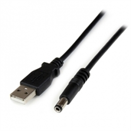 StarTech Cable USB2TYPEN1M 1m USB to Type-N Barrel 5V DC Power Cable USB A to 5.5mm DC Retail [Item Discontinued]