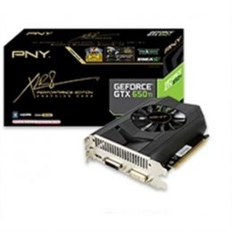 PNY Video Card VCGGTX650T1XPB GTX650 1GB PCI Express 3.0 DVI/DVD/ mini-HDMI Black Retail [Item Discontinued]
