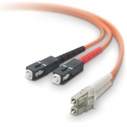 Belkin Cable F2F402L7-03M Duplex Fiber Optic LC/SC 50/125 Orange [Item Discontinued]