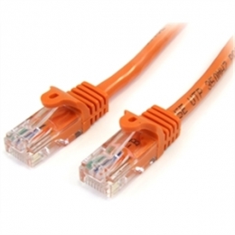 StarTech Cable 45PATCH15OR 15feet Cat5e Orange Snagless RJ45 UTP Patch Cable Retail [Item Discontinued]