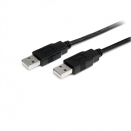 StarTech Cable USB2AA1M 1m USB 2.0 A to A Male/Male Black Retail [Item Discontinued]