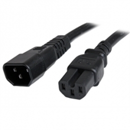 StarTech Cable PXTC14C156 6ft 14AWG Computer Power Cord IEC C14 to IEC C15 Retail [Item Discontinued]