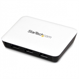 StarTech Network ST3300U3S USB3.0 to Gigabit Ethernet NIC Network Adapter 3Port Hub White Retail [Item Discontinued]