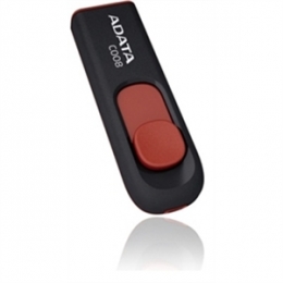 A-DATA Flash Memory AC008-8G-RKD C008 8GB USB2.0 Black/Red Retail [Item Discontinued]