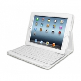 Adesso Keyboard WKB-1000DW Compagno 3 White Bluetooth Scissors Switch with case for iPad 2 and 3rd G [Item Discontinued]