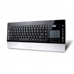 Adesso Keyboard WKB-4200UB 2.4GHz RF Wireless SlimTouch Media Touchpad Retail [Item Discontinued]