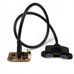 StarTech IO Card MPEXUSB3S22B 2Port Mini PCI Express USB3.0 Adapter Card with Bracket Kit Retail [Item Discontinued]
