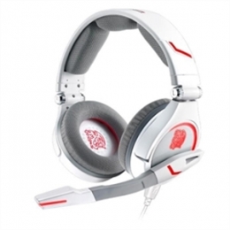 Thermaltake Headset HT-CRO008ECWH CRONOS 3.5mm/USB Combat White with Mic Retail [Item Discontinued]