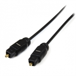 Startech Cable THINTOS6 6 feet Toslink Digital Optical SPDIF Audio Cable Black Retail [Item Discontinued]