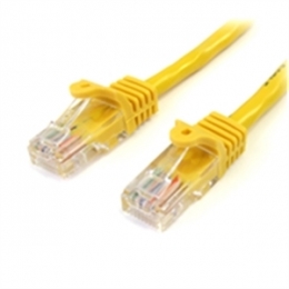 Startech Cable M45PATCH15YL 15feet Yellow Molded RJ45 UTP Cat5e Patch Cable Patch Cord Retail [Item Discontinued]