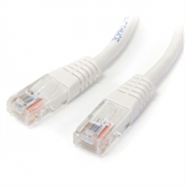 StarTech Cable M45PATCH15WH 15feet Cat5e White Molded RJ45 UTP Patch Cable Retail [Item Discontinued]