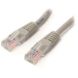 StarTech Cable M45PATCH1GR 1feet Cat5e Gray Molded RJ45 UTP Patch Cable Retail [Item Discontinued]