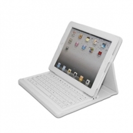 Adesso Keyboard WKB-2000CW Bluetooth 3.0 Keyboard with Carrying Case for iPad White Retail [Item Discontinued]