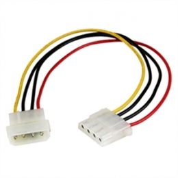 StarTech Cable LP4POWEXT12 12inch Molex LP4 Power Extension Cable Male/Female Retail [Item Discontinued]