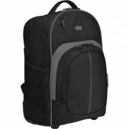 Targus Accessory TSB750US 16inch Rolling Backpack Compact Black Retail [Item Discontinued]