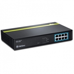 TRENDnet Network TPE-T80H 8-Port 10 100Mbps PoE + Switch Retail [Item Discontinued]